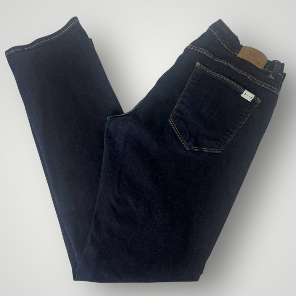 Barbell Apparel Mens Jeans 34X33 Dark Wash‎ Stretch Denim USA